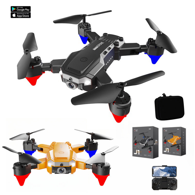 J1 Drone with Dual Cameras, LED Lights, Obstacle Avoidance, Real-Time Aerial Photography, Optical Flow Positioning – Remote Control Aircraft Toy