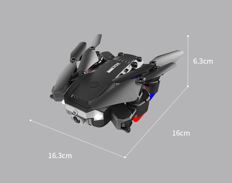 J1 Drone with Dual Cameras, LED Lights, Obstacle Avoidance, Real-Time Aerial Photography, Optical Flow Positioning – Remote Control Aircraft Toy
