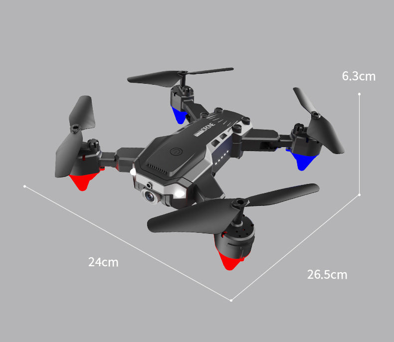 J1 Drone with Dual Cameras, LED Lights, Obstacle Avoidance, Real-Time Aerial Photography, Optical Flow Positioning – Remote Control Aircraft Toy
