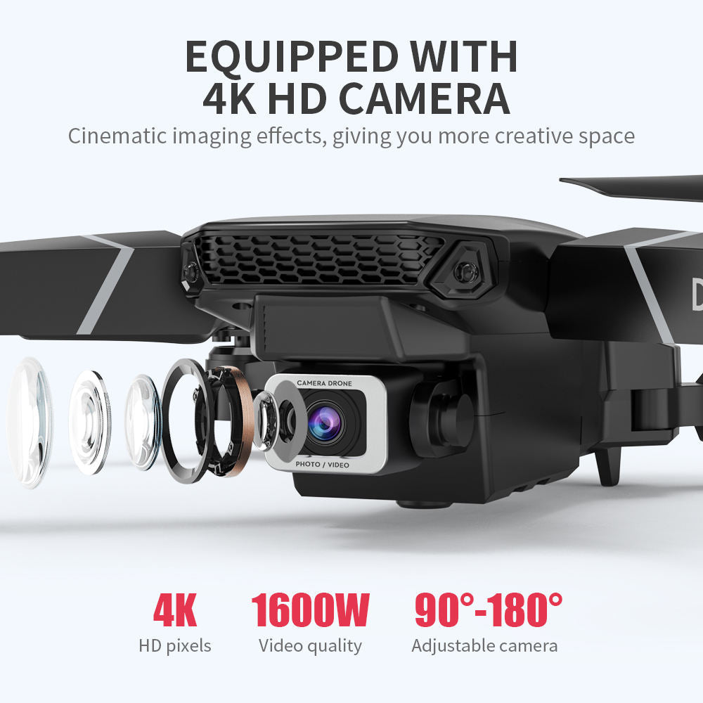 Mini Drone Folding 4K HD Aerial Photography Quadcopter Remote Control Aircraft Cross-border Hotsale E88