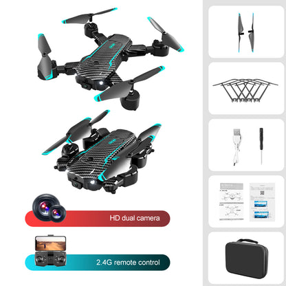 Foldable 8K Drone for Aerial Photography – RC 4-Axis Quadcopter Toy for Kids