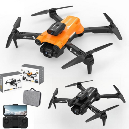 Obstacle Avoidance Drone with Colorful Lights – Foldable 4K HD Aerial Quadcopter with Remote Control