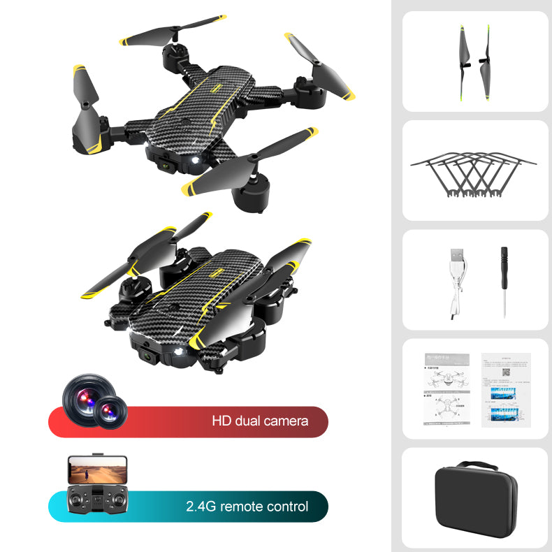 Foldable 8K Drone for Aerial Photography – RC 4-Axis Quadcopter Toy for Kids